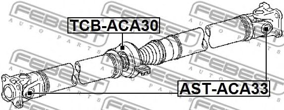 Купить запчасть FEBEST - ASTACA33 