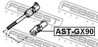 Купить запчасть FEBEST - ASTGX90 