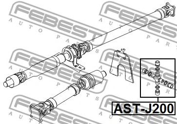 Купить запчасть FEBEST - ASTJ200 