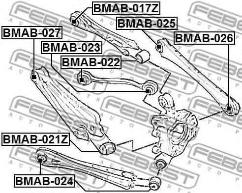 Купить запчасть FEBEST - BMAB024 