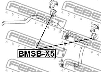 Купить запчасть FEBEST - BMSBX5 