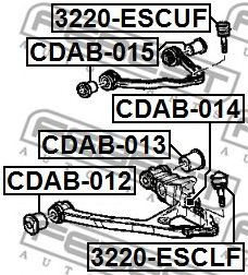 Купить запчасть FEBEST - CDAB014 