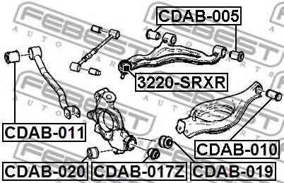 Купить запчасть FEBEST - CDAB019 