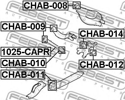 Купить запчасть FEBEST - CHAB014 