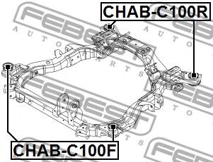 Купить запчасть FEBEST - CHABC100R 