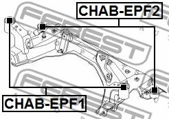 Купить запчасть FEBEST - CHABEPF1 