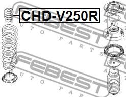 Купить запчасть FEBEST - CHDV250R 