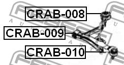Купить запчасть FEBEST - CRAB010 