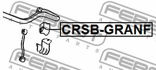 Купить запчасть FEBEST - CRSBGRANF 
