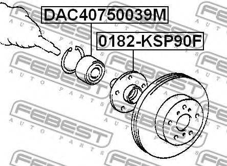 Купить запчасть FEBEST - DAC40750039M 