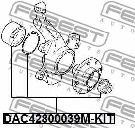Купить запчасть FEBEST - DAC42800039MKIT 