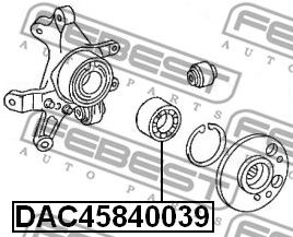 Купить запчасть FEBEST - DAC45840039 