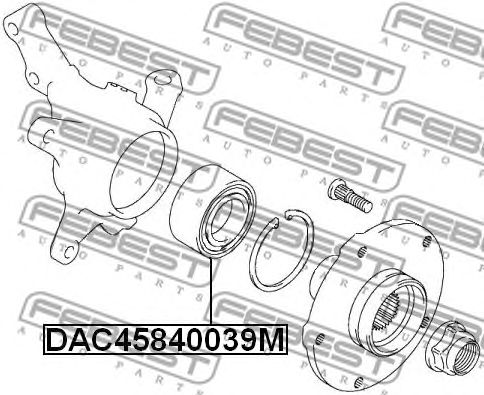 Купить запчасть FEBEST - DAC45840039M 