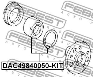 Купить запчасть FEBEST - DAC49840050KIT 