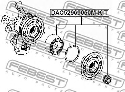 Купить запчасть FEBEST - DAC52960050MKIT 