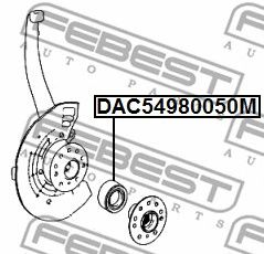 Купить запчасть FEBEST - DAC54980050M 