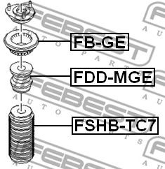 Купить запчасть FEBEST - FBGE 