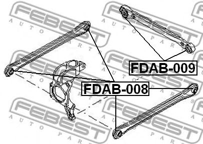 Купить запчасть FEBEST - FDAB008 