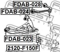 Купить запчасть FEBEST - FDAB023 