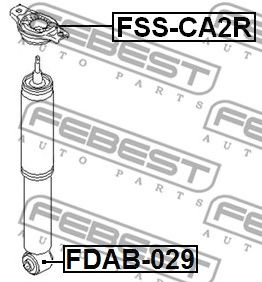 Купить запчасть FEBEST - FDAB029 