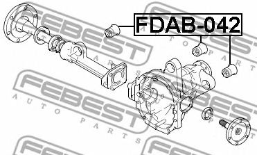 Купить запчасть FEBEST - FDAB042 