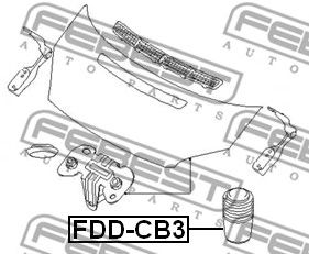 Купить запчасть FEBEST - FDDCB3 