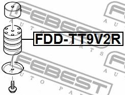 Купить запчасть FEBEST - FDDTT9V2R 