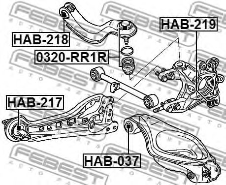 Купить запчасть FEBEST - HAB219 
