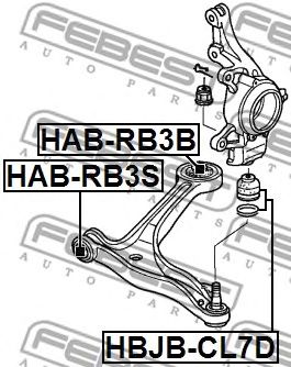 Купить запчасть FEBEST - HABRB3S 