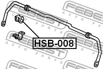 Купить запчасть FEBEST - HSB008 