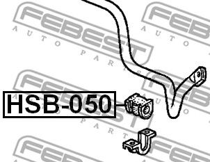 Купить запчасть FEBEST - HSB050 