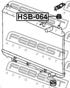 Купить запчасть FEBEST - HSB064 
