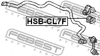 Купить запчасть FEBEST - HSBCL7F 
