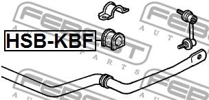 Купить запчасть FEBEST - HSBKBF 