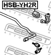 Купить запчасть FEBEST - HSBYH2R 