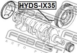 Купить запчасть FEBEST - HYDSIX35 