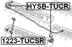 Купить запчасть FEBEST - HYSBTUCR 