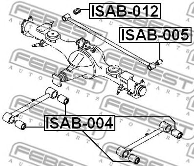 Купить запчасть FEBEST - ISAB012 