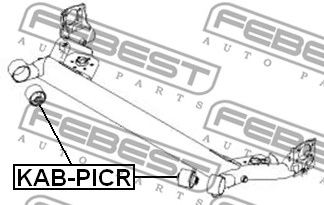 Купить запчасть FEBEST - KABPICR 
