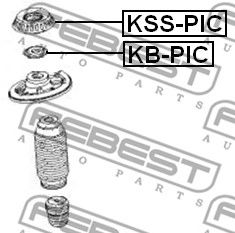 Купить запчасть FEBEST - KBPIC 
