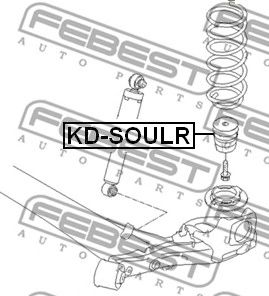 Купить запчасть FEBEST - KDSOULR 
