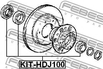 Купить запчасть FEBEST - KITHDJ100 