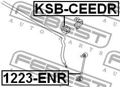 Купить запчасть FEBEST - KSBCEEDR 