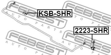 Купить запчасть FEBEST - KSBSHR 