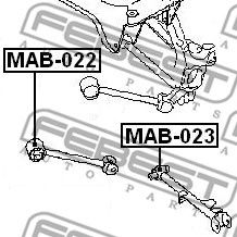 Купить запчасть FEBEST - MAB023 