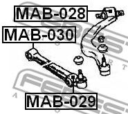 Купить запчасть FEBEST - MAB030 
