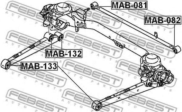 Купить запчасть FEBEST - MAB132 