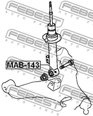 Купить запчасть FEBEST - MAB143 