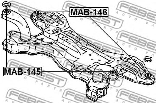 Купить запчасть FEBEST - MAB145 