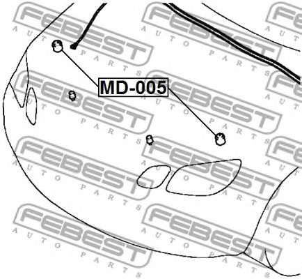 Купить запчасть FEBEST - MD005 